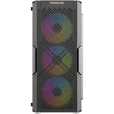 ������ Powercase Mistral T4B ������ , TEMPERED GLASS, LED 4x120mm CMITB-L4