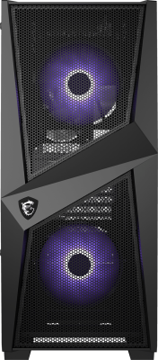 ������ MSI MAG FORGE 100M / mid-tower, ATX, tempered glass side panel / 2x RGB 120mm & 1x 120mm fans inc. / MAG FORGE 100M