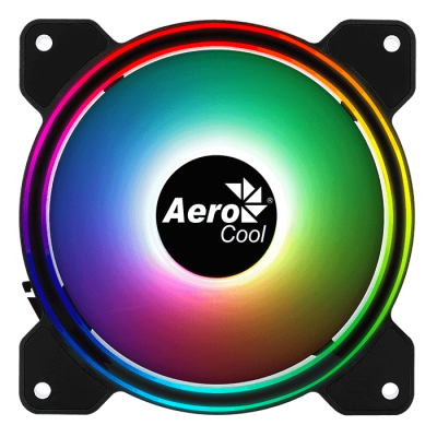  Aerocool Saturn 12F 120x120mm 4-pin (Molex)20dB 140gr LED Ret