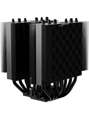 ����� ��� ���������� PCCooler RT620 PRO BK (250W, 4-pin PWM, 153mm, Al/Cu, 6x6mm, 2x120mm, 73.32CFM, 34.9dBA, 2200RPM, S: 1851/1700/1200/115X,AM5/AM4, black)