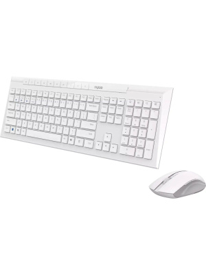 ����������+���� ������������ RAPOO 8210M-WHT, ���� - ����� (13596)