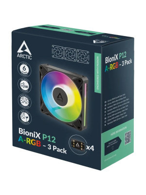 ���������� ��������� ARCTIC BioniX P12 A-RGB - 3 Pack (ACFAN00337A)