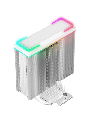 ����� Ocypus Delta A40 SE WH Dual Fan ARGB, 2x120mm ARGB FAN, Top ARGB Panel, 4 HEAT PIPES, 4-PIN PWM, 800-1800 RPM, 31DBA, HYDRO BEARING, LGA115X/1200/1700/18XX, AM4/AM5
