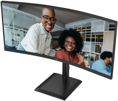 ������� AOC 34" CU34E4CV 1500R, VA UWQHD, 4ms, 120 ��, ������
