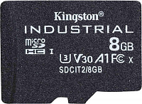 ����� ������ 8Gb MicroSD Kingston ����� ������, microSDHC, 8 ��, ������: 100 ��/�, ������: 80 ��/�, A1, V30 SDCIT2/8GBSP