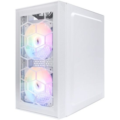 ������ 1STPLAYER FIREBASE X1 White / mATX / 3x120mm LED fans / X1-WH-3F1-W