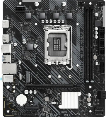 ����������� ����� ASRock H610M-H2/M.2, Socket LGA 1700, Intel H610, mATX, Ret