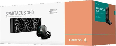 ������� �������� ���������� Deepcool Spartacus 420 Soc-AM5/AM4/1200/1700/1851 4-pin LCD Ret, ������ (R-SPT420-BKDSMP-G-1)