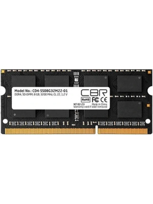 ����������� ������ CBR DDR4 SODIMM 8GB CD4-SS08G32M22-01-AIO PC4-25600, 3200MHz, CL22, 1.2V [������ AiO]