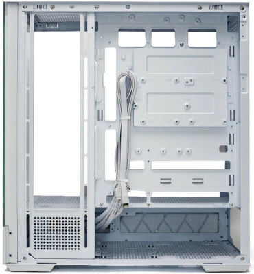 ������ XASTRA Q600-0F White ATX/Aquarium/Screewless/no fans/ Q600-0F-WH