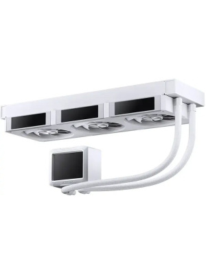 ������� ����������� ���������� JONSBO TF3-360SCW White (320W, 360mm, LED, White, ARGB/ Fans: 3x120mm, 62.4CFM, 37.3dBA, 2400RPM/ Pump height 63mm, 30dBA, 2500RPM, Rad thickness 27mm/ S: 1851, 1700, 1200, 115X, 2011, 1366, AM5, AM4)