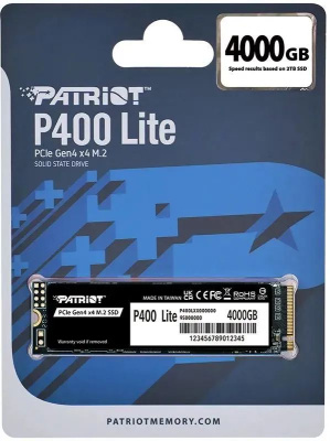 ���������� SSD Patriot PCIe 4.0 x4 4TB P400LP4KGM28H P400 M.2 2280