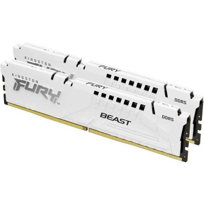 ������ ����������� 32Gb DDR5 5600MHz Kingston Fury Beast White (KF556C36BWEK2-32) (2x16Gb KIT)