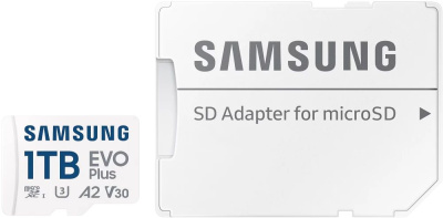 ���� ����� microSDXC 1TB Samsung MB-MC1T0SA EVO Plus V30 A2 + adapter