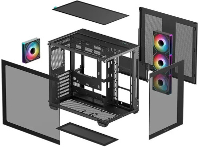 ������ Deepcool CG530 4F ������ ��� �� ATXR-CG530-BKADA4-G-1