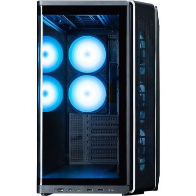 ������ ZALMAN MidTower P60 Black (ATX, ��� ��, SIDE 3x120mm, REAR 2x120mm ARGB fan, 1xUSB Type C, 2xUSB 3.0) (Zalman P60 Black)
