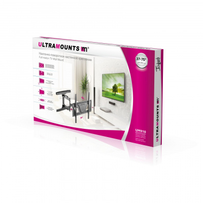 ��������� Ultramounts UM 910  37-75" max 35�� VESA 600x400 ���������-��������� � ���������