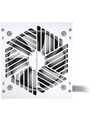 ���� ������� Powercase PW600 / White /  (80 Plus, ATX 2.31, 600W, APFC, DC-DC, 120mm Fan) / PSW-600W-DC