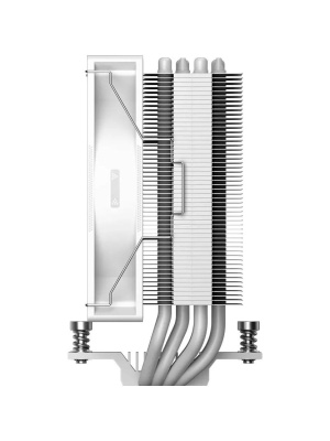 ����� ��� ���������� PCCooler RT400 WH (235W, 4-pin PWM, 148mm, Al/Cu, 4x6mm, 1x120mm, 73.32CFM, 34.9dBA, 2200RPM, S: 115X/1200/1700/1851 , AMD AM4/AM5, white)