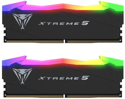������ 2x16Gb Patriot Viper XTREME RGB PVXR532G76C36K, DDR5, 7600MHz, PC5-44800, CL36, DIMM 288-pin, 1.25 �, Ret