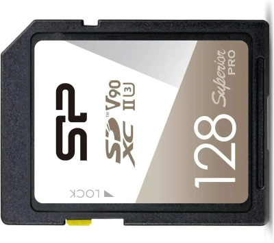 ���� ����� SDXC 128GB Silicon Power SP128GBSDXJA2V10 Superior Pro w/o adapter