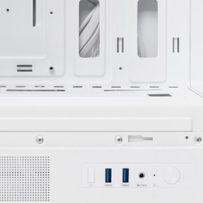 ������ �� ��� ����� ������� HSPD F510, Panoramic Mid Tower, White, F510-TGWH-ARGB