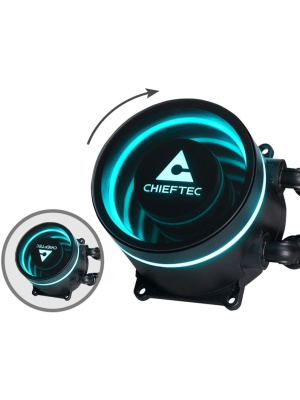 �������� �������� ���������� Chieftec ICEBERG 360 Dark CLC-360-BLK LGA1700/1200/115X/AM5/AM4 (TDP 350W, ARGB PUMP, PWM, TRIPLE FAN 120mm) RET
