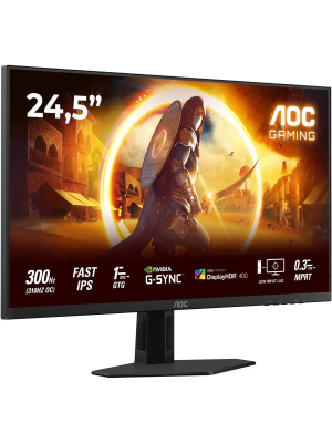 ������� AOC 25G4SRE 24.5", 16:9, Fast IPS, FHD, 0.3ms, 400cd, 300Hz, HDMI, DP