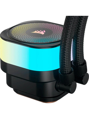 ������� ����������� ���������� Corsair iCUE LINK TITAN 420 RX RGB (420mm, Black, RGB/ Fans: 3x140mm, 94.7CFM, 36dBA, 1700RPM/ S: 1851, 1700, AM5, AM4)