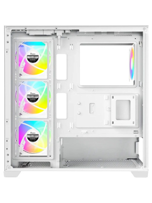 ������ Ocypus Gamma C72 WH ARGB, ATX, USB3.0*1+USB2.0*2, SIDE 3x120mm ARGB, REAR 1x120mm ARGB