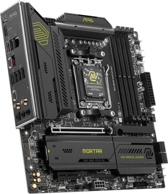 ����������� ����� MSI MAG B850M MORTAR WIFI, SocketAM5, AMD B850, mATX, Ret