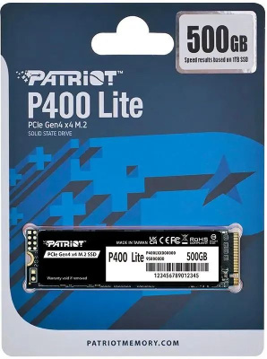 ���������� SSD Patriot PCIe 4.0 x4 500GB P400LP500GM28H P400 M.2 2280