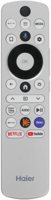 ��������� HAIER 65" Smart TV S4, 4K Ultra HD, ������, ����� ��, Android