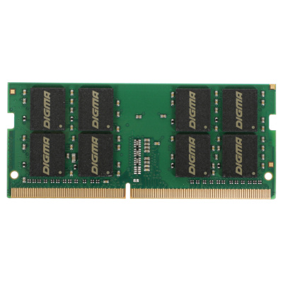  32Gb Digma DGMAS42666032S, 2666MHz, DDR4, PC4-21300, CL19, SO-DIMM 260-pin, 1.2 , single rank, Ret