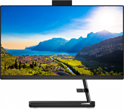  Lenovo IdeaCentre 3 24ADA6 23.8" Full HD Ryzen 5 3500U (2.1)/8Gb/SSD512Gb/Vega 8/Free DOS/GbitEth/WiFi/BT/65W///Cam/ 1920x1080