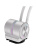 ������� ���������� PCCooler DE360 Pro WH (300W, 360mm, White, ARGB Pump, Fans: 3x120mm, 86.73CFM, 32dBA, 2200RPM/ Pump height 57mm, 28dBA, 3200RPM, Rad thickness 27mm/ S: 1851, 1700, 1200, 115X, AM5, AM4, AM3)
