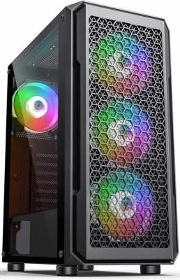 ������ Accord 3338 ������ ��� �� ATX 1xUSB2.0 1xUSB3.0 1xUSB3.1 audio bott PSU