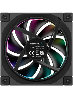 ���������� DEEPCOOL FL12R 120x120x25�� (PWM, ARGB, ������, 500-2150��/���) Color BOX