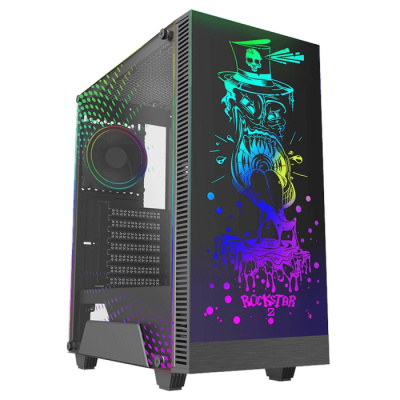 ������ FragMachine RockStar 2 ATX case, black, GM-A365-DBB-FM