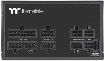 ���� ������� Thermaltake ATX 650W Toughpower GF1 ARGB 80+ gold (24+4+4pin) APFC 140mm fan color LED 9xSATA Cab Manag RTL (PS-TPD-0650F3FAGE-1)
