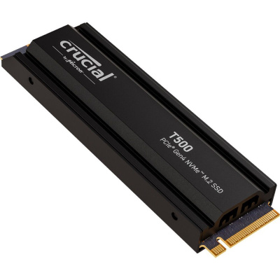 ������������� ���������� SSD Crucial T500 2TB PCIe Gen4 NVMe M.2 SSD with heatsink CT2000T500SSD5