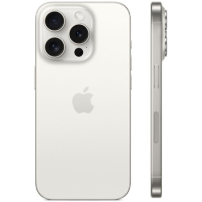 Apple iPhone 15 Pro Max 512GB (MU6V3J/A)   (White Titanium) Dual SIM (nano-SIM + eSIM)