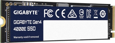 Gigabyte SSD M.2 500GB 2280  Gen4 4000E SSD PCI Express 4.0x4, NVMe 1.4, 3600/3000, MTBF 1.5M, 3D NAND, 300TBW, RTL