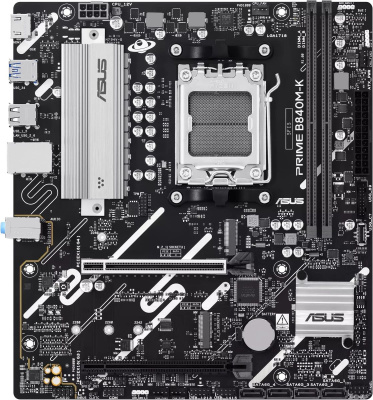 ����������� ����� ASUS PRIME B840M-K, Socket AM5, AMD B840, mATX, Ret