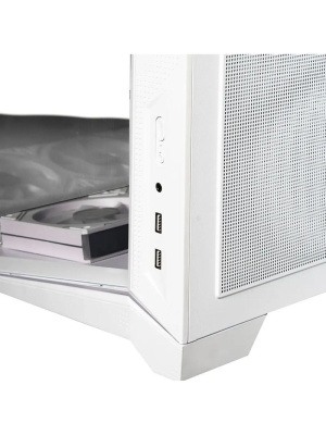 ������ XASTRA QW505M 6ARGB-C10 White mATX/Aquarium/Screewless/ 6x120mm ARGB PWM FM fans/Argb+PWM HUB 10port/Led strip/ QW505M-6FM12A-C10-WH