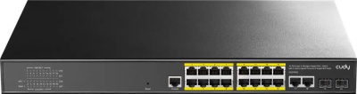 ���������� Cudy GS2018PS2-200W (L2) 16x1����/� 2SFP 16PoE+ 200W �����������