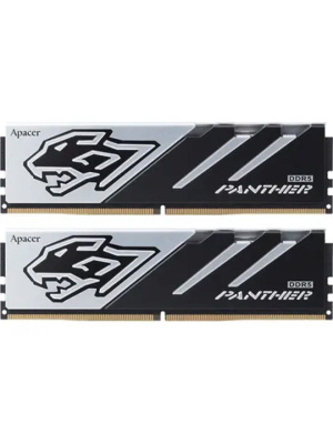 ����������� ������ Apacer DDR5 32GB 5200MHz DIMM Panther Gaming Memory CL40 1.25V Kit (2x16GB) (Retail) 2048*8  Heat Sink (Retail) 3 years (AH5U32G52C5227BAA-2)