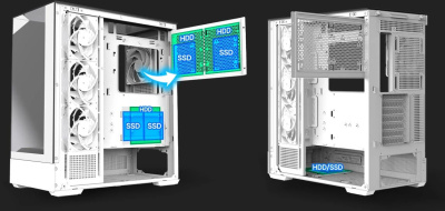 ������ Zalman P40 Prism Plus, Midi-Tower, ��� ��, �����