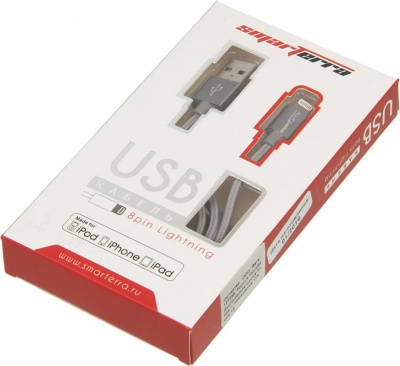  Smarterra STRAL002MGY Grey  USB - Lightning,  ,  , 1