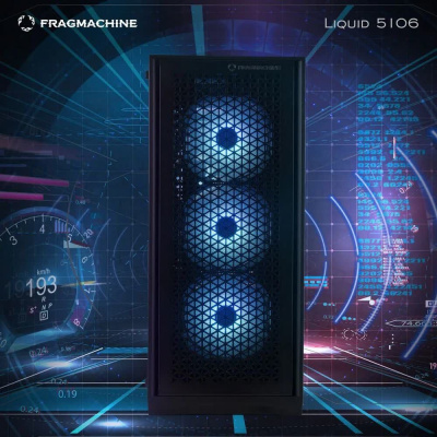 ��������� ���� Fragmachine Liquid 5106, Intel Core i5-12400F/16 �� DDR5/1024 �� SSD/NVIDIA GeForce RTX 4060 Ti (8 ��)/��� ��, ������ (L5124R4060T)